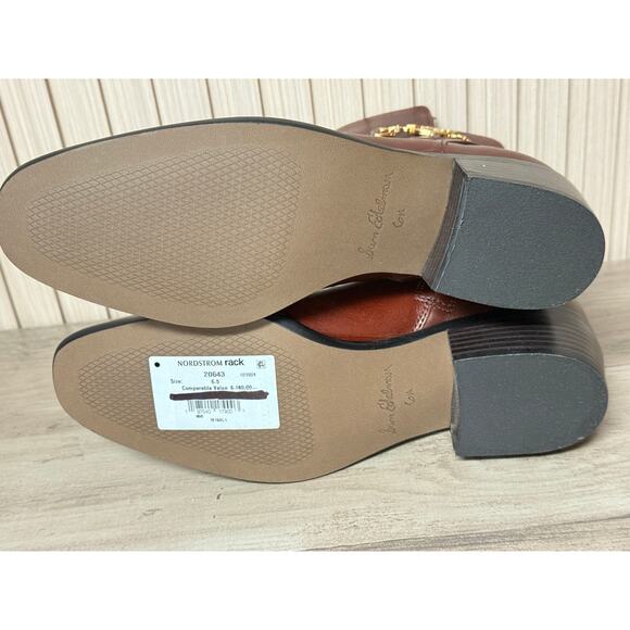 Sam Edelman Brawley Ankle Boots Deep Pecan Leather Women’s Size 6.5M - Picture 11 of 11